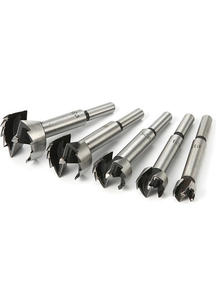 5pcs 15-35MM Forstner Ahşap Işleme Aletleri Delik Saw Menteşe Sıkıcı Matkap Bitleri Ahşap Plastik Için Yuvarlak Şafak Çelik Kesici (Yurt Dışından)