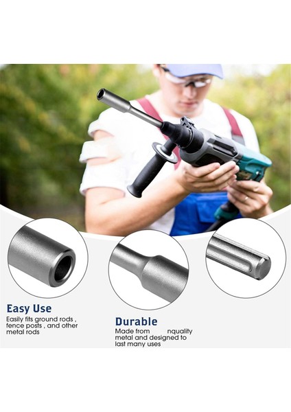 Sds-Max Toprak Çubuk Sürücüsü 5/8 Inç ve 3/4inch Zemin Çelik Kiti, Çubuk Matkaplar, Makita Için Hitachi Için Bosch Için Dewalt Için (Yurt Dışından) modelleri