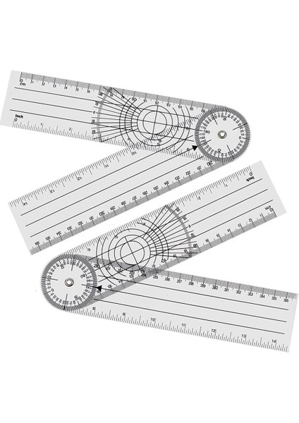 4 Adet Gonyometre Fizyoterapisi 360 Derece Rotasyon Izi Fizyoterapi Fizyoterapi Için Pvc, Spor Terapisi (Yurt Dışından) indirimleri