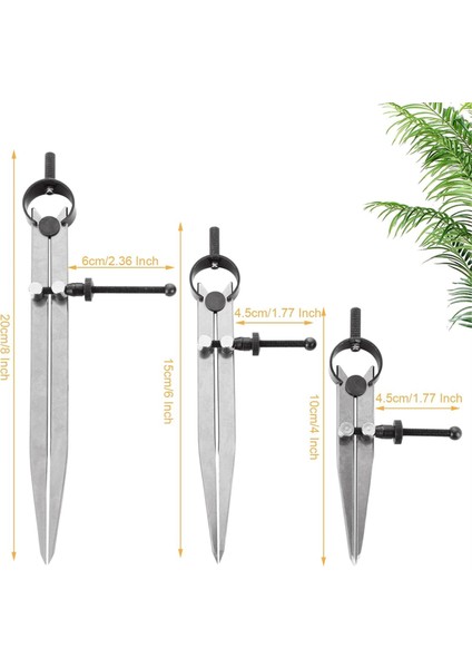 3 Parça Ayarlanabilir Kilitlenebilir Yay Kanadı Bölücü 4/6/8 Inç Karbon Çelik Kaliper Ölçüm Aracı Deri Pusula (Yurt Dışından) fiyatları