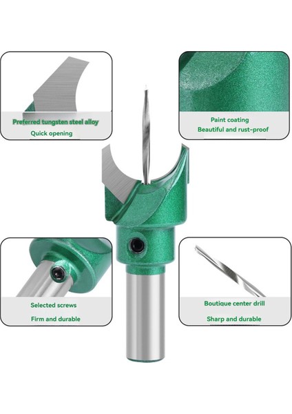 Shank Boncuk Matkap Bitleri Yönlendirici Bit Karbür Kesiciler Ahşap Freze Kesici Ahşap Bit Yüz Değirmeni Uç Değirmeni 10MMX20 mm Için (Yurt Dışından) indirimleri
