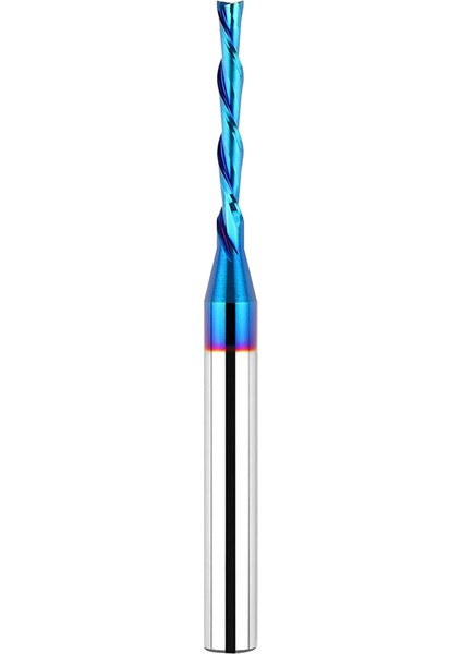 Downcut Spiral Yönlendirici Bit 1/4 Inç Shank, 1/8 Inç Kesme Çapı, Ahşap Kesme Için Ekstra Uzun 3 Inç Katı Karbür, Oyma (Yurt Dışından)