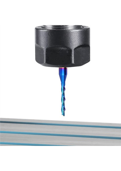 Downcut Spiral Yönlendirici Bit 1/4 Inç Shank, 1/8 Inç Kesme Çapı, Ahşap Kesme Için Ekstra Uzun 3 Inç Katı Karbür, Oyma (Yurt Dışından) fırsatları