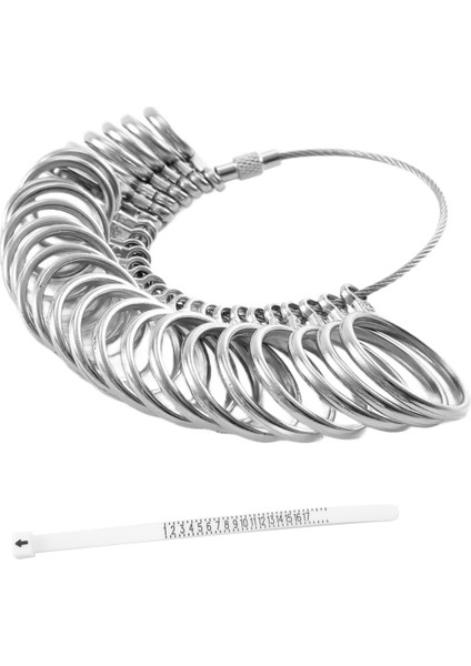 0-13 Yüzük Sizer Ölçüm Aracı Seti Metal Yüzük (Yurt Dışından) fiyatları