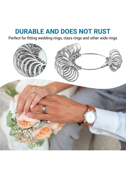 0-13 Yüzük Sizer Ölçüm Aracı Seti Metal Yüzük (Yurt Dışından) fırsatları