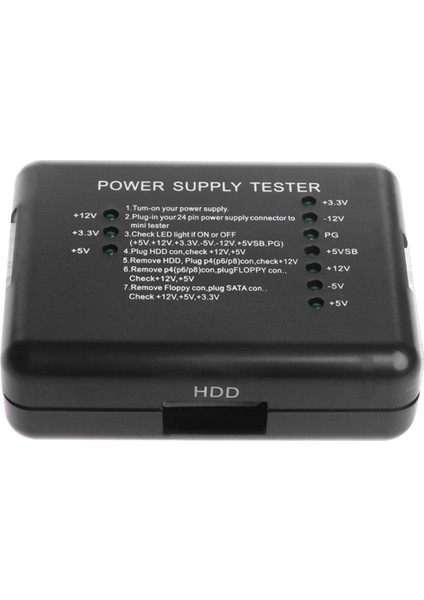 Pc 20 24 Pin Güç Kaynağı Test Cihazı Psu Atx Sata HDD Ölçer Için LED 12V 5V 3.3V (Yurt Dışından) indirimleri