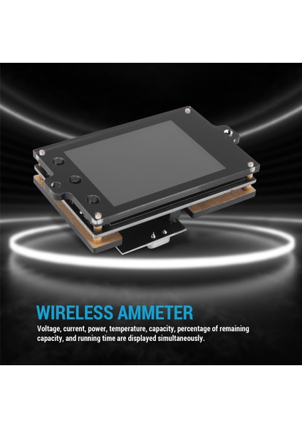 Salon Dc 500V 200A Kablosuz Voltaj Ölçer Ammeter 2.4 Inç Renk Ekran Kapasite Güç Dedektörü Test Cihazı (Yurt Dışından) indirimleri
