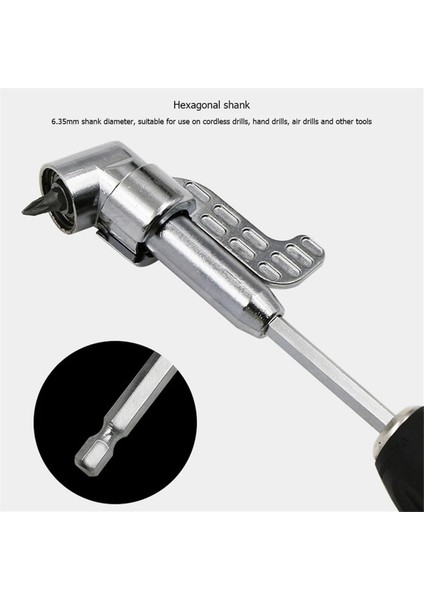 105 Derece Açı Tornavida Bit Tutucu Yedek Batch Head Corner Cihaz El Aletleri Parçalar Matkap Tornavida Bit Tool (Yurt Dışından) modelleri