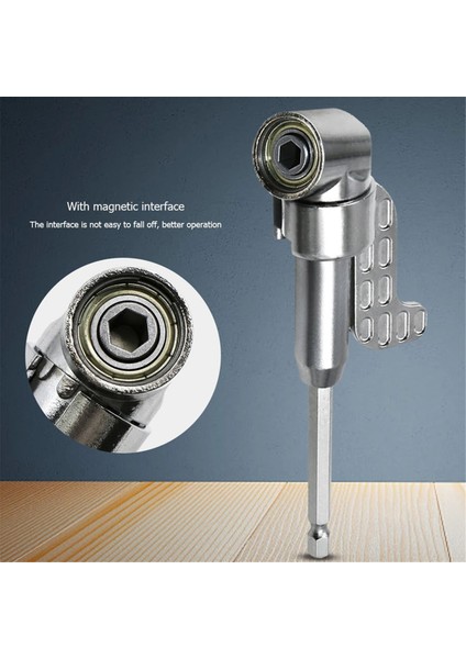 105 Derece Açı Tornavida Bit Tutucu Yedek Batch Head Corner Cihaz El Aletleri Parçalar Matkap Tornavida Bit Tool (Yurt Dışından) fırsatları