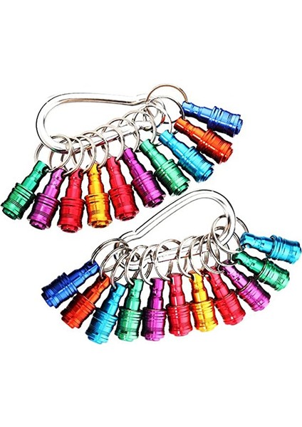 21PCS 1/4 Inç Hex Shank Anahtarlık Uzatma Çubuğu Tornavida Bitleri Tutucu Soket Adaptörü Bit Hızlı Değiştir Bit Tutucu (Yurt Dışından)