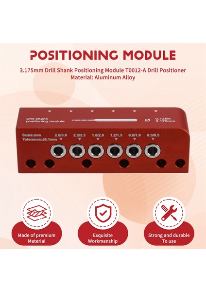 3.175MM Matkap Şafak Konumlandırma Modülü T0012-A Ölçek Model Binası Yuvarlak Çubuk Merkezi Bulucu Için Matkap Konumlandırıcısı (Yurt Dışından) fırsatları