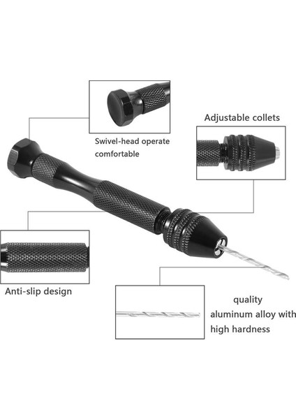 Profesyonel Pim Mengene El Matkap Bitleri Mini Bükülme Matkap Bitleri Set0.5-3.0mm Hassas El Matkap Ucu Döner Araçlar Seti 36 (Yurt Dışından) modelleri