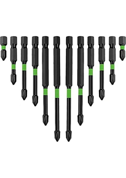 2023 Yeni Tornavida Bit Seti, 12PCS S2 Sürücü Sondaj Seti, Güç Tornavida Etkisi Için Güçlü Kafa Bitleri (Yurt Dışından)