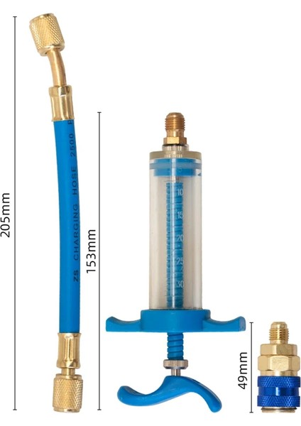 Otomatik Ac Yağ Boya Enjektörü 1oz R134A Düşük Tarafı Hızlı Kuplör Adaptörü 14 Yağ Şırıngası Kılavuzu Yağlayıcı Enjeksiyon Aracı Araba Için (Yurt Dışından) indirimleri