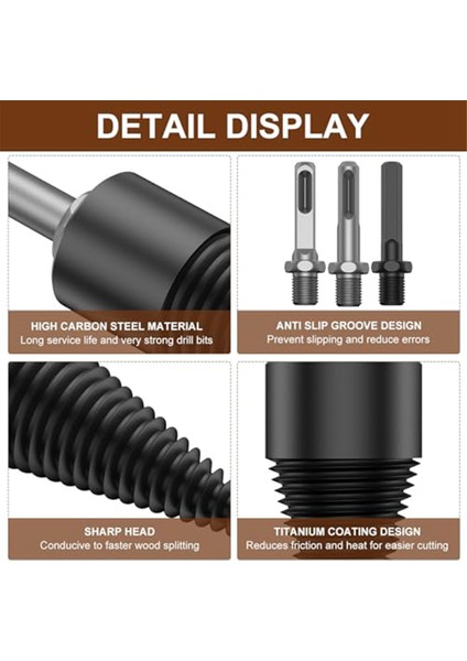 Elektrikli Matkap Için 12 Adet Yakacak Odun Kütük Ayırıcı, 9 Saplı, Sağlam Hizmetli Elektrik Matkapları Vidalı (Yurt Dışından) indirimleri