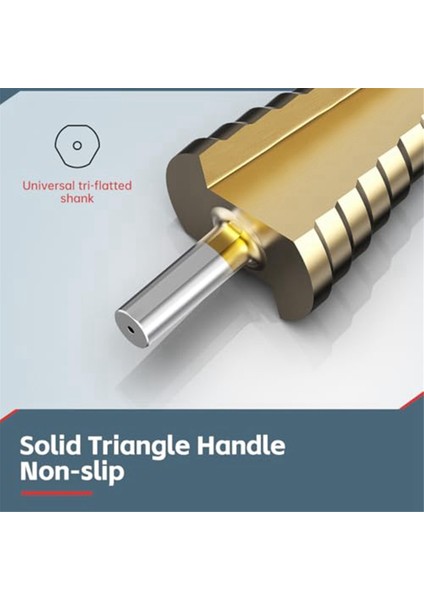 Adım Matkap Bit Seti, 3pcs Titanyum Adım Matkap Bitleri, Metal, Ahşap, Pvc A Için Metrik 4mm Ila 32MM Matkap Koni Bitleri (Yurt Dışından) indirimleri