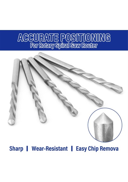 50 Adet Alçıpan Matkap Bitleri Pilot Nokta Kesme Matkap Bitleri Çapı Alçıpan Yönlendirici Spiral Testereler Için (5/32 Inç) (Yurt Dışından) indirimleri