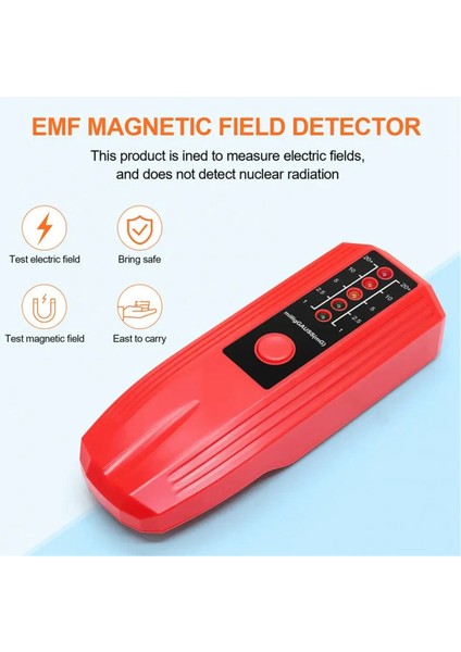 Radyoaktif Dedektör LED Göstergeleri Radyoaktif Sayacı Hassas Konumlandırma 50/60Hz Frekans Izleme Emf Tester-A (Yurt Dışından) fiyatları