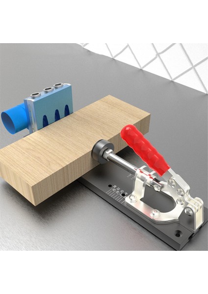 Cep Deliği Jig Kiti Ahşap Işleme Eğik Delik Bulucu Matkap Bitler 15 Derece Açılı Matkap Kılavuzu Set Delik Delme Diy Araçları A-A (Yurt Dışından) fiyatları