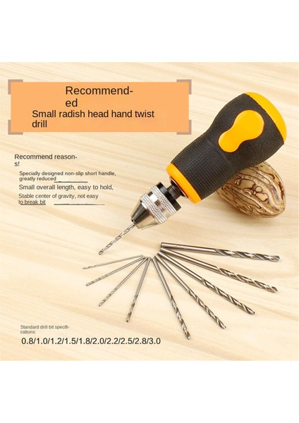 Küçük Havuç Kafaları El Twist Matkap El Büro Matkap, Takı Zanaat Ahşap Işleme El Aletleri Için Kullanılır (Yurt Dışından) indirimleri