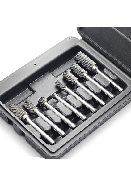 8pcs Karbür Burr Seti 1/4inch Shank Tungsten Çelik Çift Kesim Kalıp Öğütücü Bitler, Parlatma Için Karbür Döner Çapak (Yurt Dışından)