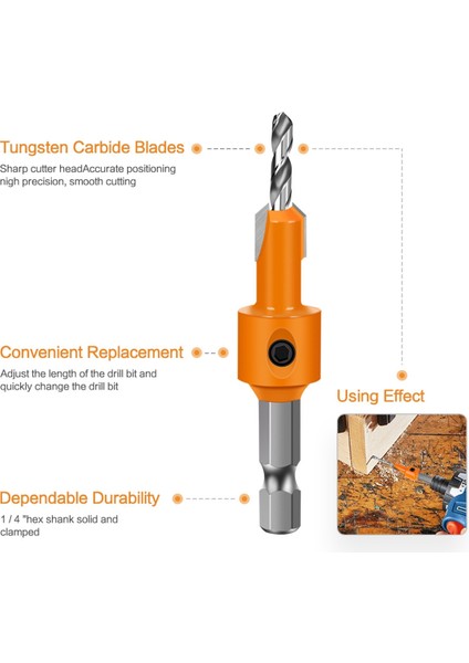 5pcs 8mm Shank Hss Ahşap Konuşma Yönlendirici Bit Vidalı Çıkarma Ahşap Freze Kesici Için Yıkım 2.5-3.5mm (Yurt Dışından)