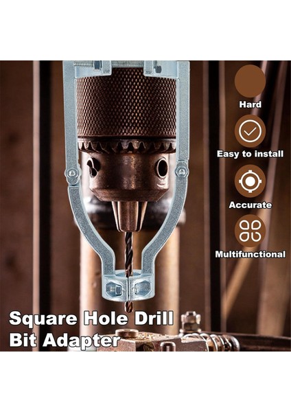 Matkap Makineleri Için Kare Delik Matkap Bit Adaptörü, Kolay Kurulum, Matkap Presleri Için Mortisizing Tedesi, Matkap Makineleri Için (Yurt Dışından) indirimleri