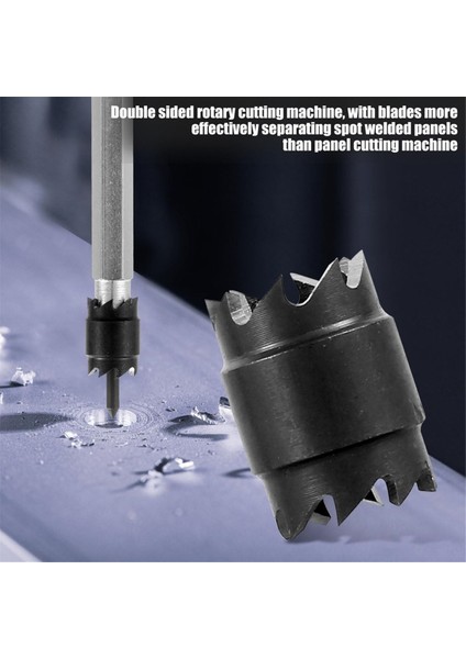 14 Paket Nokta Kaynak Kesici Setleri, Çift Taraflı 3/8 Inç Hss Matkap Bitleri, Altıgen Sac Metal Delik Kesiciler, Nokta Kaynakları Için (Yurt Dışından) indirimleri