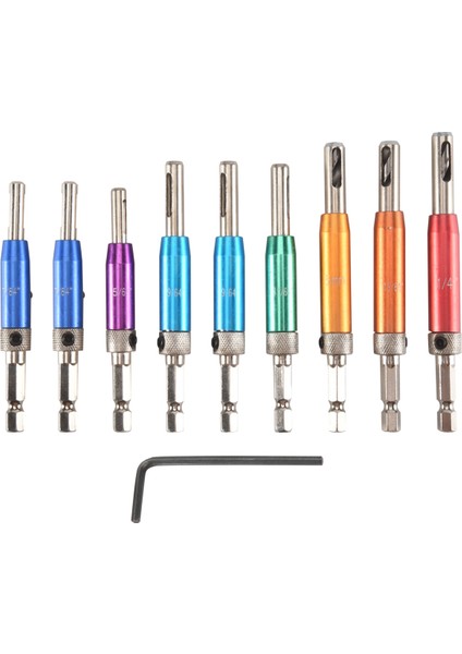 Kendini Merkezleme Matkap Bit Seti 1/4inch Hex Shank Vix Bit, 5/64IN Ila 1/4in Merkez Matkap Bit Seti Özel Menteşe Matkap Bit Seti (Yurt Dışından) fiyatları