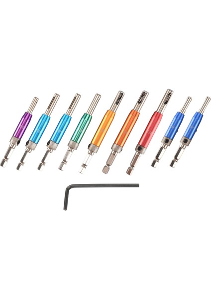 Kendini Merkezleme Matkap Bit Seti 1/4inch Hex Shank Vix Bit, 5/64IN Ila 1/4in Merkez Matkap Bit Seti Özel Menteşe Matkap Bit Seti (Yurt Dışından) modelleri