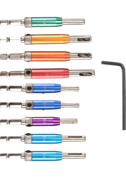 Kendini Merkezleme Matkap Bit Seti 1/4inch Hex Shank Vix Bit, 5/64IN Ila 1/4in Merkez Matkap Bit Seti Özel Menteşe Matkap Bit Seti (Yurt Dışından) fırsatları