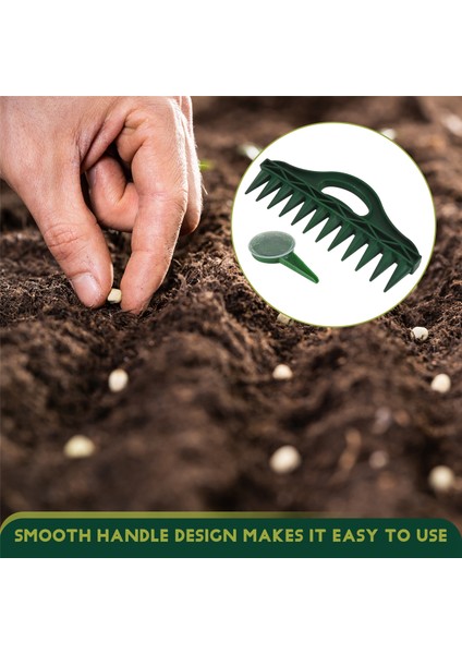 12 Delik Tohum -In Toprak Ekici - Tohum ve Ampul Ekmek Için Ayarlanabilir Tohum Dağıtıcı ile Bahçe Tohumu Aralayıcı (Yurt Dışından) modelleri