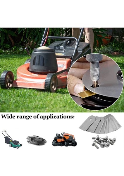 45 Pcs Çim Biçme Makinesi Kesme Bıçakları 0,7 mm Husqvarna Için Keskin Keskinlik /bahçe /yardforce Robotik Çim Biçme Makinesi Gümüş (Yurt Dışından) indirimleri