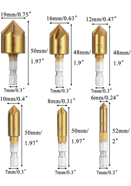 22 Pack Ahşap Işleme Pah Delme Araçları Matkap Bitleri Set Ahşap Tapa Kesici Üç Sivri Konuşan Matkap Bitleri (Yurt Dışından) modelleri
