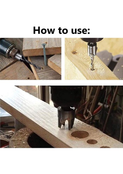 22 Pack Ahşap Işleme Pah Delme Araçları Matkap Bitleri Set Ahşap Tapa Kesici Üç Sivri Konuşan Matkap Bitleri (Yurt Dışından) fırsatları