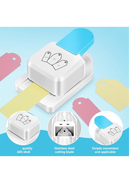 3&#39;ü 1 Arada Zanaat Etiketi Yumruk, 1.5/ 2/ 2,5 Inçlik Kağıt Zımbalar, Dıy Projeleri Için Kartı Yapım Scrapbooking Zanaat Için (Yurt Dışından) fırsatları