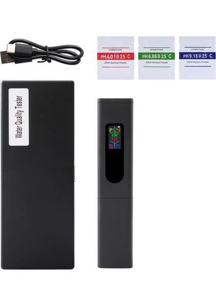 5&#39;i 1 Tuzluluk Metre Ph Su Kalitesi Test Cihazı Dijital Ec Tds Temp Monitör Akvaryum Hidroponik Havuzu Için Şarj Edilebilir Test (Yurt Dışından) indirimleri