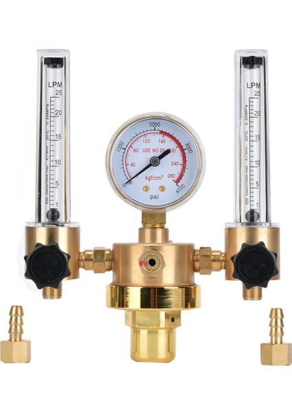 Çift Tüp Regülatörü Akış Primi Basınç Redüker G5/8 Kaynak Için Erkek Iplik (Yurt Dışından)