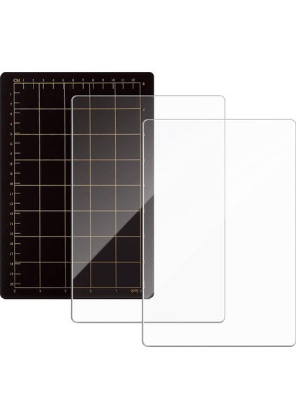 Die Mat Seti, Kart Boyutu Grid ve 2pcs ile Manyetik Aracı Kalıp Kesme Makinesi Kabartma Işlemi Için Akrilik Kesme Mat (Yurt Dışından)