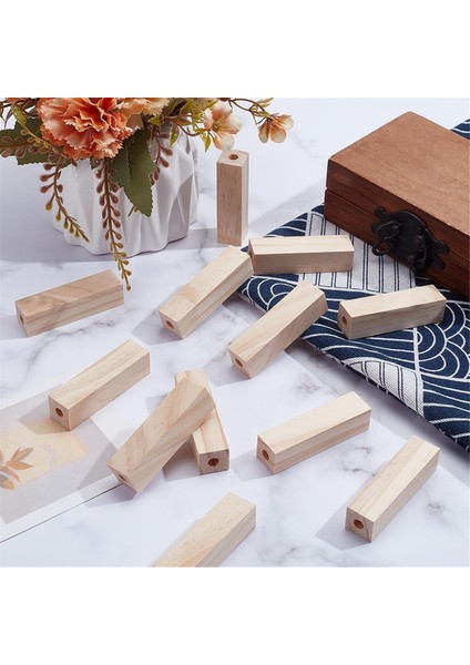 20PCS Önde Delinmiş Kısa Kalem Boşlukları 7mm Delik Boşlukları Dikdörtgen Önceden Düzenlenmiş Ahşap Kalem Boşlukları Dönüş Kalem Boşlukları (Yurt Dışından) fırsatları
