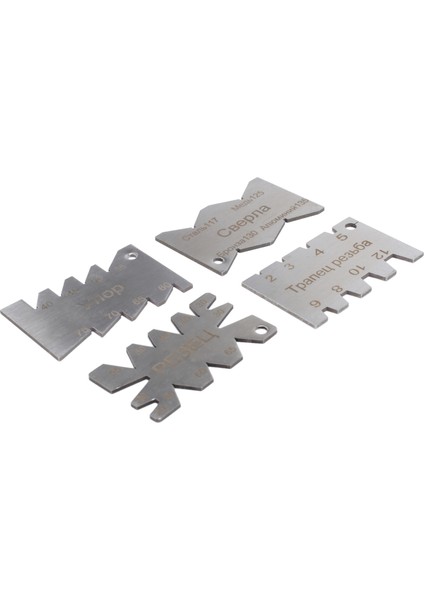 4 Adet Vidalı Kesme Göstergesi Işleme Dişleri Açı Göstergeleri Paslanmaz Çelik Ölçüm Aracı Ölçme Araçları (Yurt Dışından)