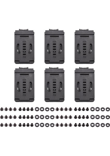 6pcs Seyahat Toka Bıçak Için Büyük Tek Lok Kemer Klipsi Döngü Kydex Kılıf/donanımlı Kılıf, Dıy Için Özel (Yurt Dışından)