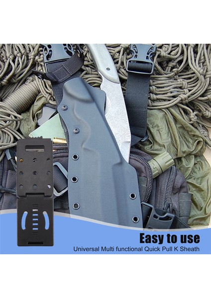 6pcs Seyahat Toka Bıçak Için Büyük Tek Lok Kemer Klipsi Döngü Kydex Kılıf/donanımlı Kılıf, Dıy Için Özel (Yurt Dışından) fırsatları