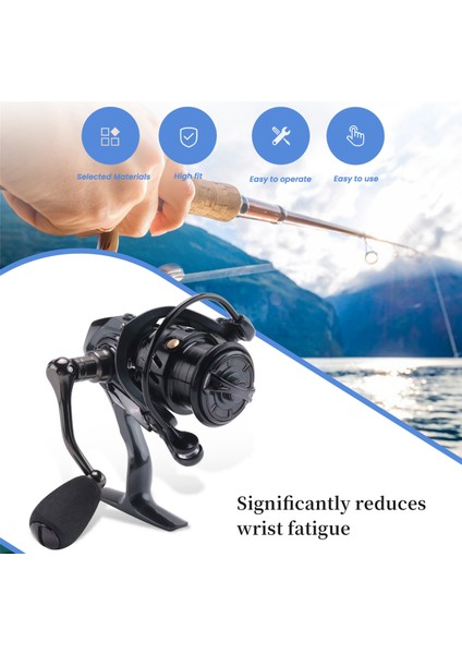 Balıkçılık Makarası, Yüksek Hızlı Oranı 6.2: 1, Döküm Makarası, Spinnings Makarası KAM1000 Sığ Fincan (Yurt Dışından) fırsatları