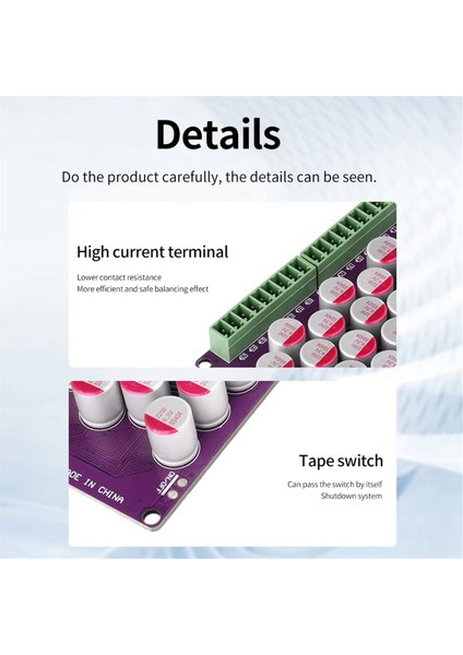 17S 6A Lityum Pil Yönetim Sistemi Yüksek Hassasiyetli Düşük Voltajlı Diferansiyel Kapasitör Aktif Dengeleme Modülü (Yurt Dışından) fırsatları