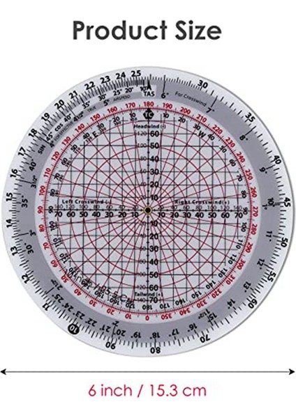 E6B-R Uçuş Bilgisayar Havacılık Uçuş Eğitiminde Kullanılan Çizim Çevre Slayt Kuralı (Yurt Dışından) modelleri