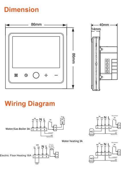 16A Tuya Akıllı Wifi Termostat Su Elektrikli Sıcak Zemin Isıtma Su Gazı Kazan Sıcaklık Kontrolör Alexa Siyah (Yurt Dışından) fırsatları