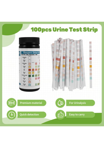100 Şerit Idrar Testi Şeridi 10 Parametre (Yurt Dışından) fırsatları