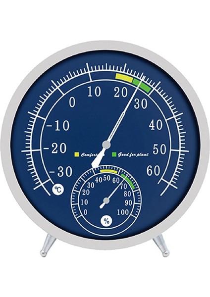 Metal Sıcaklık ve Nem Ölçer Doğru Okumalar Kapalı Kullanım Için Termometre Higometre (Yurt Dışından)