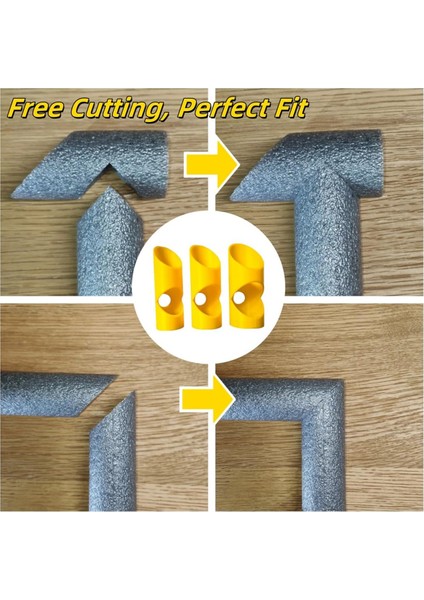 3pcs Köpük Boru Kesici Aracı - Boru Için Üç Tüplü Yalıtım Kesme Fikstürü, Yalıtım Kesme Fikstürü, 3 Modelde (Yurt Dışından) indirimleri